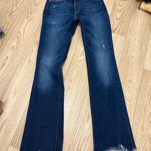 KanCan Dark Blue Flare Jeans
